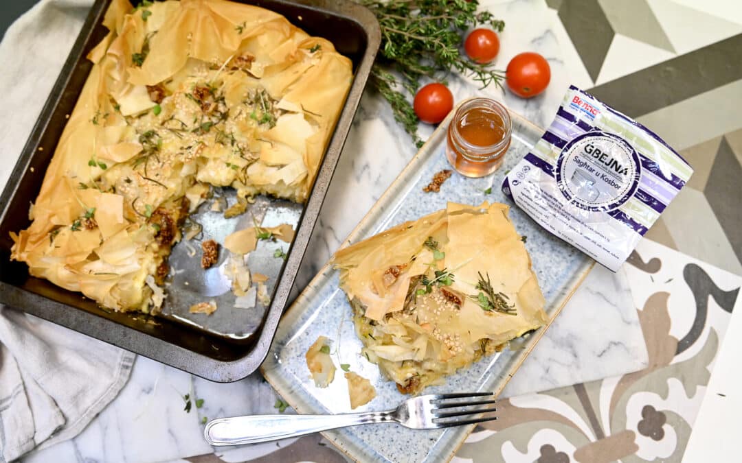 Savoury Maltese Ġbejna Cheesecake