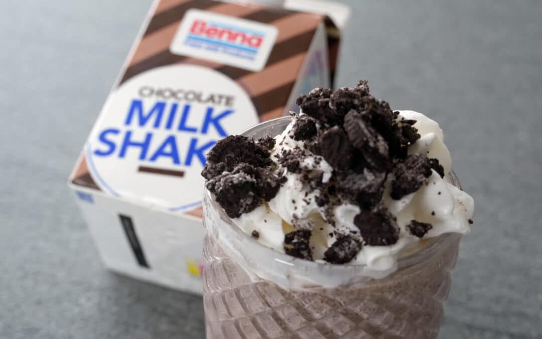 Cookies and cream milkshake