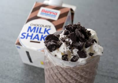 Cookies and cream milkshake