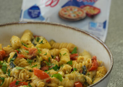 Mozzarella Pesto Pasta