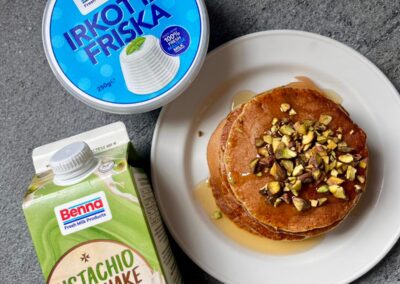 Irkotta Pistachio Pancakes