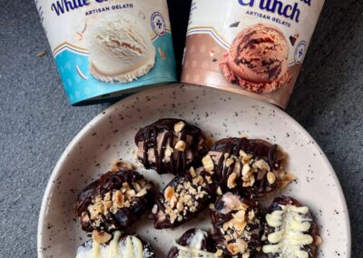 Ice Cream Stuffed Dates