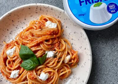 Spaghetti Tomato and Irkotta