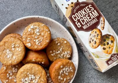 Cookies & Cream Oatmeal Muffins