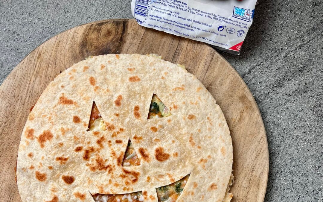 Mozzarella Ham & Mushroom Quesadilla