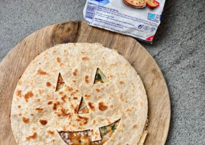 Mozzarella Ham & Mushroom Quesadilla