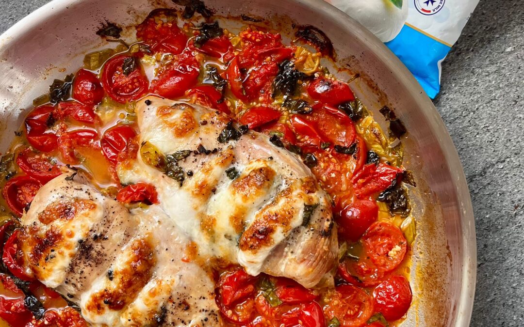 Hasselback Chicken with Fresh Mozzarella