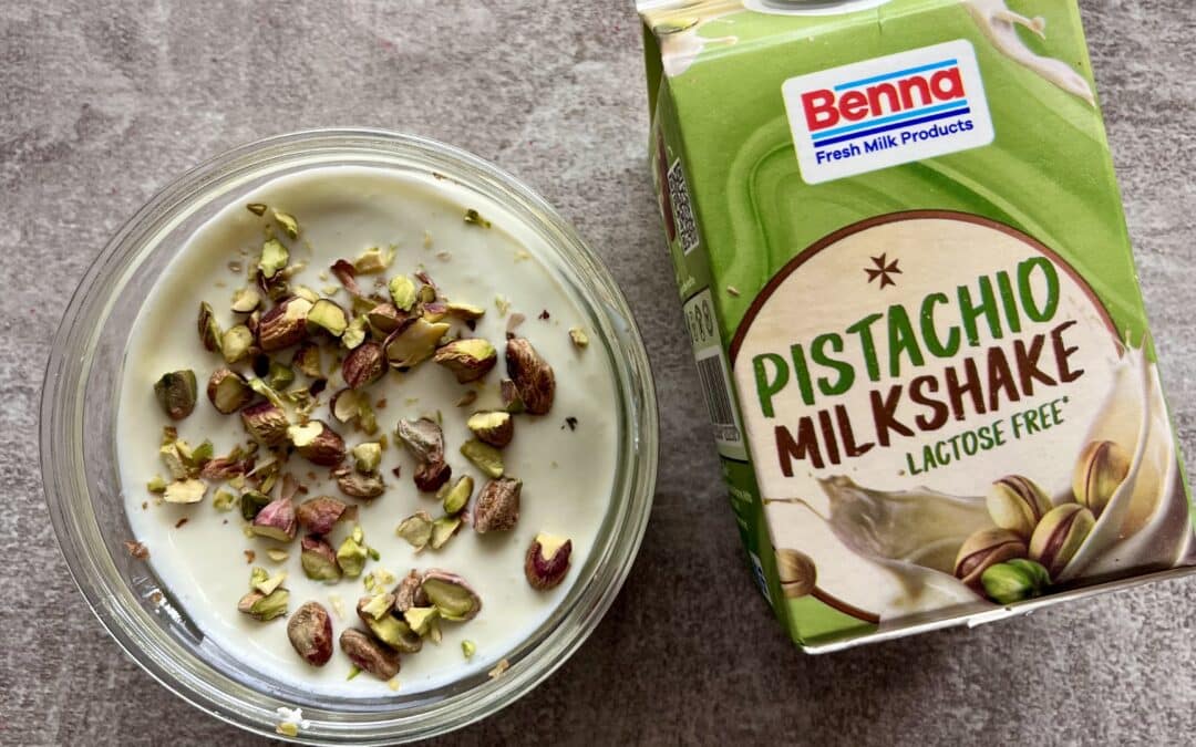 Wheat Biscuit Pistachio Cheesecake